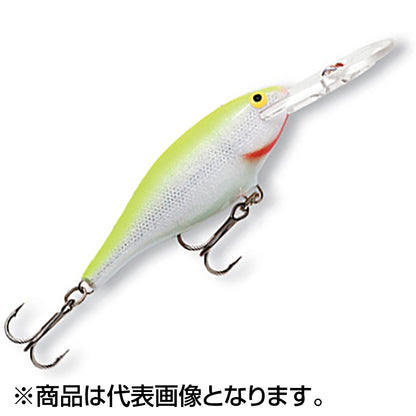ラパラ(Rapala) シャッドラップ 4cm 4g SFC シルバーフルーレセントチャートリュース SR4-SFC