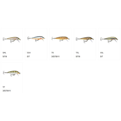 ラパラ(Rapala) COUNT DOWN Universal color カウント ダウン ユニバーサルカラー 7cm 8g ゴールドジュブナイルトラウト CD7-GJTR