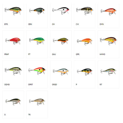 ラパラ(Rapala) MINI FAT RAP ミニ ファット ラップ 3cm 4g オレンジシャッド MFR3-ORSD