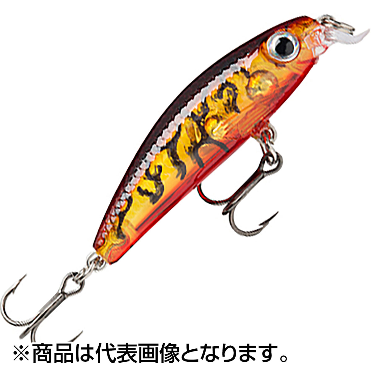 ラパラ(Rapala) ウルトラライト ミノー 6cm 4g GATU グラスアンバータイガーUV ULM6-GATU