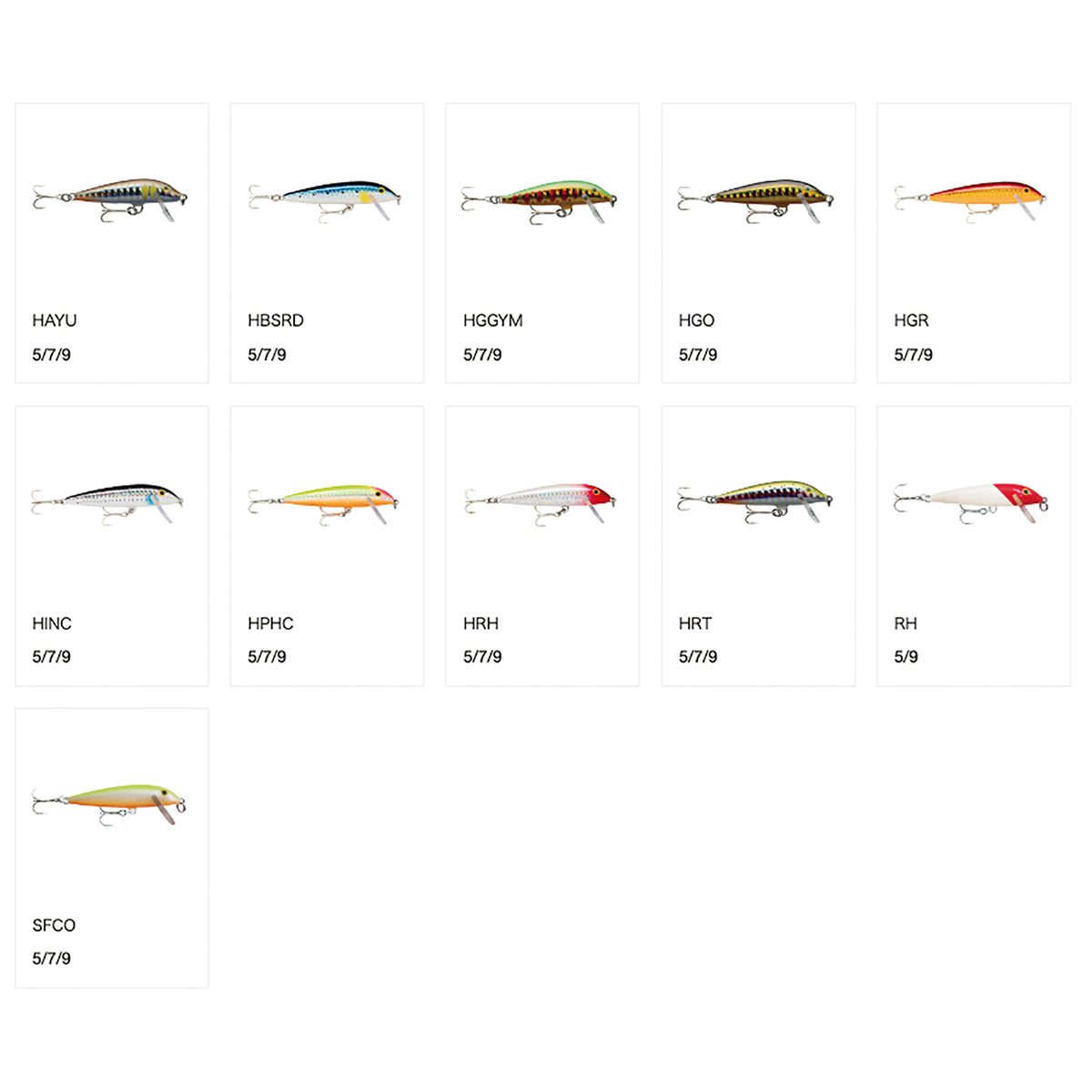 ラパラ(Rapala) カウントダウン アバシ 5cm 6g HGO ホログラムゴールド CDA5-HGO