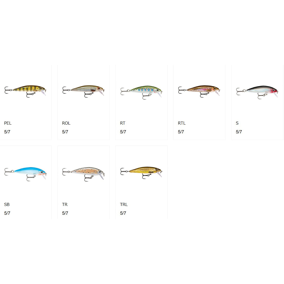 ラパラ(Rapala) X-RAP COUNT DOWN エックスラップ カウントダウン 7cm 10g ライブローチ XRCD7-ROL