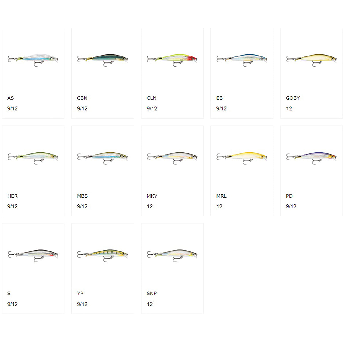 ラパラ(Rapala) RIP STOP リップストップ 9cm 7g パープルディセント RPS9-PD
