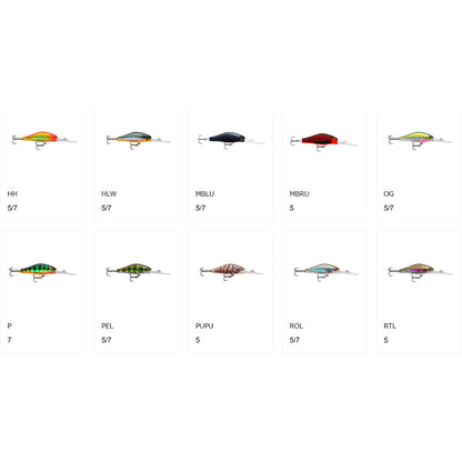 ラパラ(Rapala) SHADOW RAP JACK DEEP シャドウ ラップ ジャック ディープ 5cm 6g ライブローチ SDRJD5-ROL