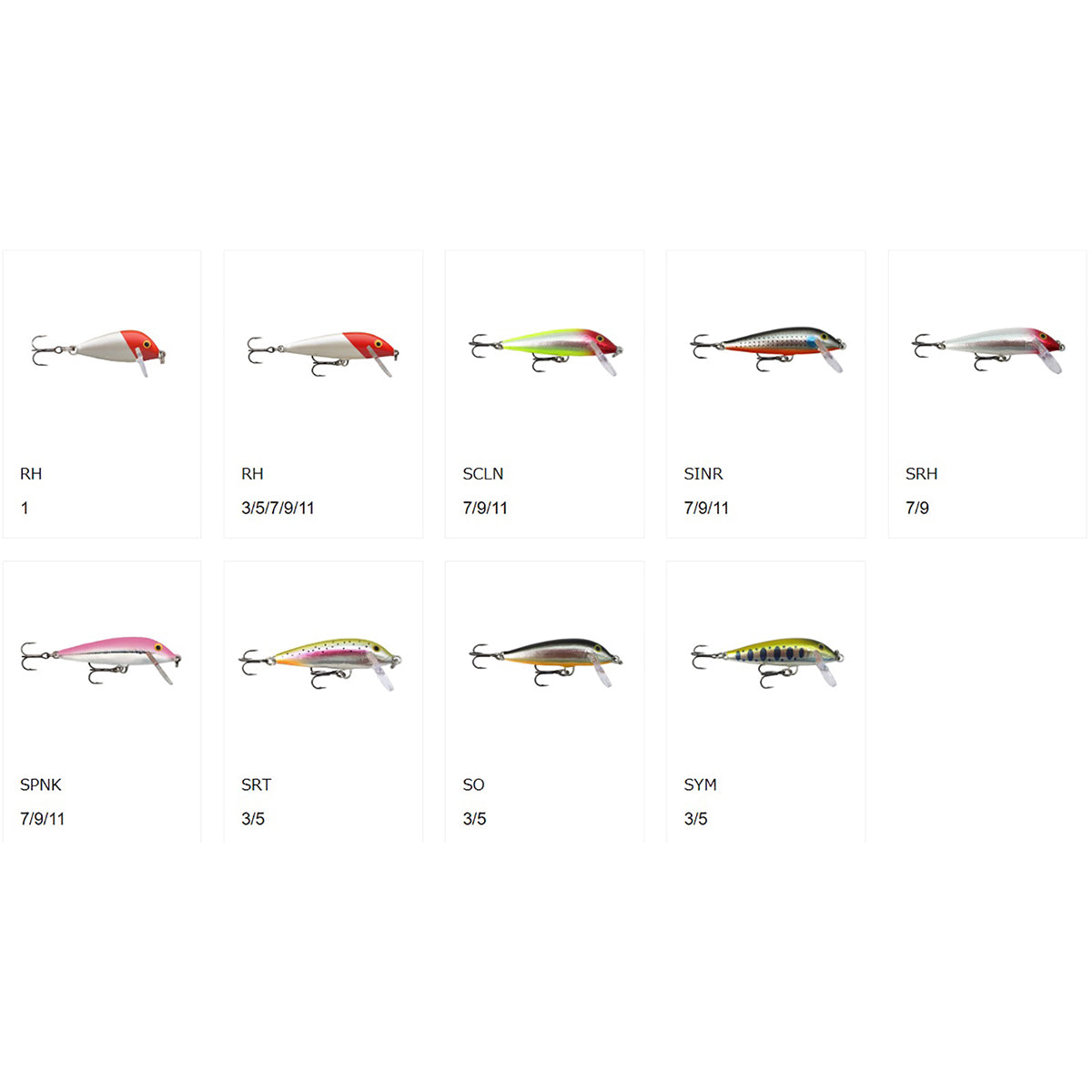 ラパラ(Rapala) COUNT DOWN Japan Special color カウントダウン ジャパンスペシャルカラー 3cm 4g シルバーオレンジベリー CD3/J-SO