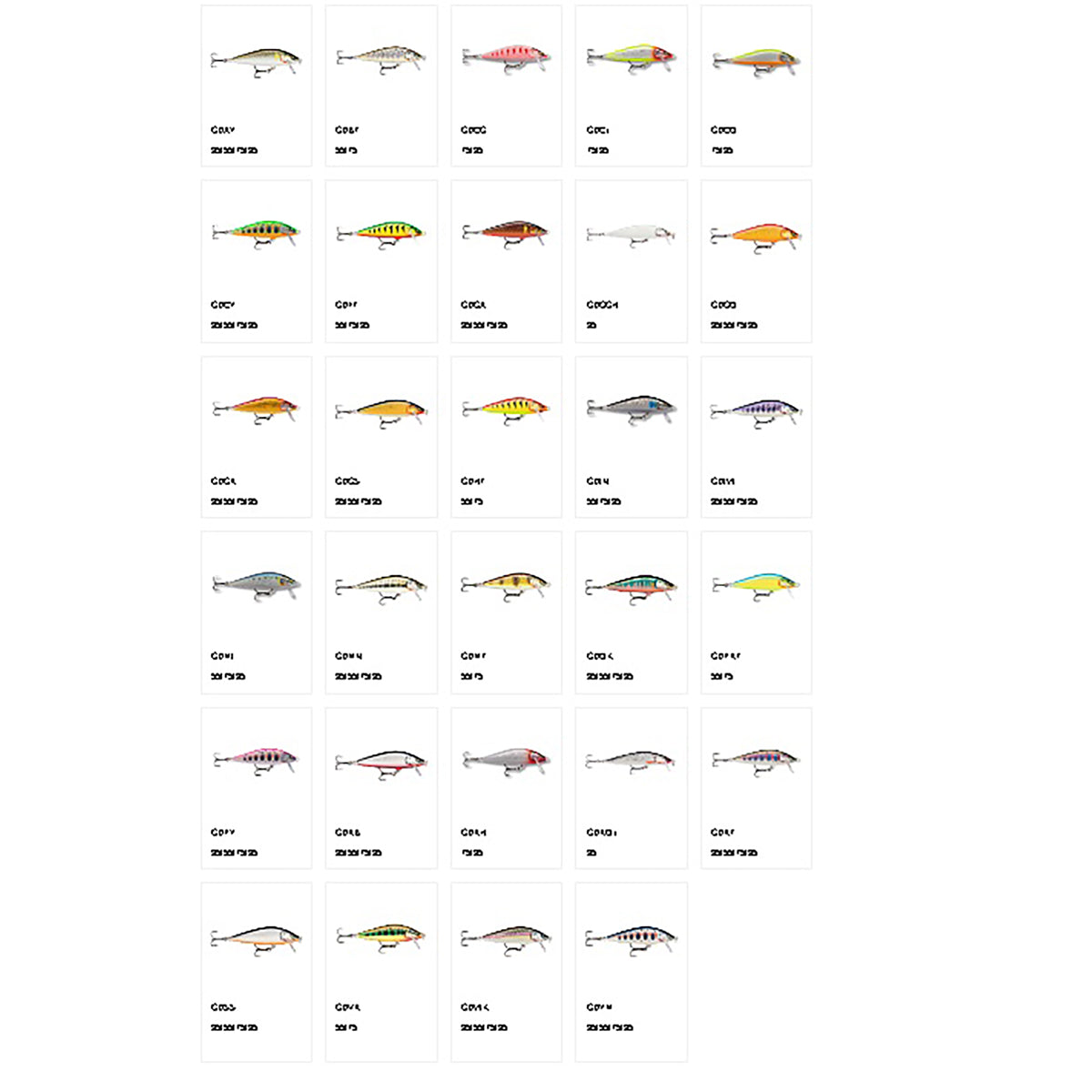 ラパラ(Rapala) カウント ダウン エリート 7.5cm GDOK オイカワ CDE75 COUNT DOWN ELITE