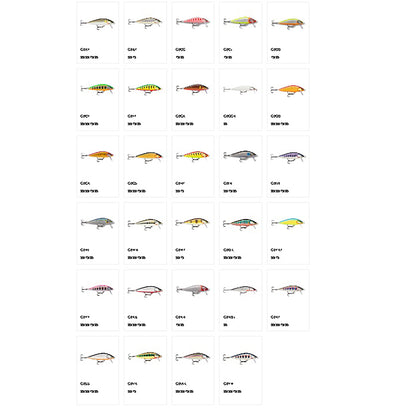 ラパラ(Rapala) カウント ダウン エリート 7.5cm GDOK オイカワ CDE75 COUNT DOWN ELITE