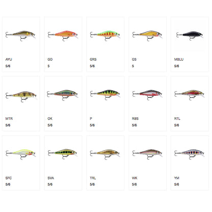 ラパラ(Rapala) シャドウラップ ソリッドシャッド 5cm 5.5g P パーチ SDRSS5-P