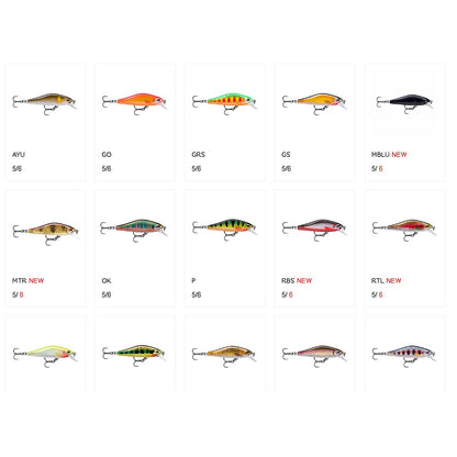 ラパラ(Rapala) シャドウ ラップ ソリッド シャッド 5cm RBS レッドベリーシャッド SDRSS5 SHADOW RAP SOLID SHAD