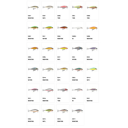 ラパラ(Rapala) カウント ダウン エリート 5.5cm GDGA ギルディッドゴールドアユ CDE55 COUNT DOWN ELITE