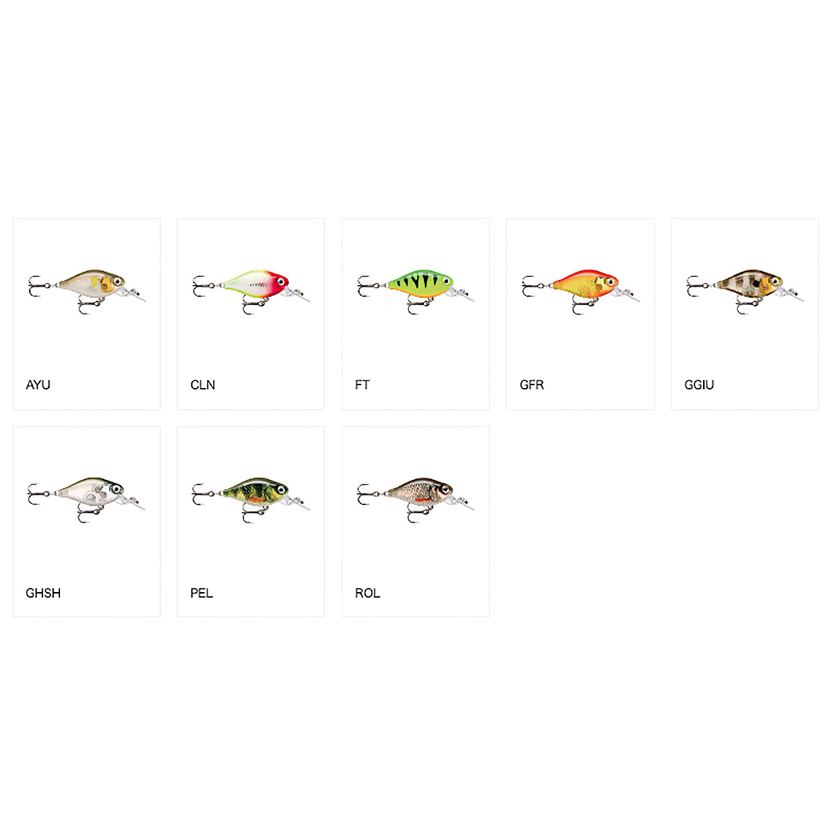 ラパラ(Rapala) エックスライト クランク ミッドランナー 3.5cm 4g FT ファイアタガー FNCM3-FT