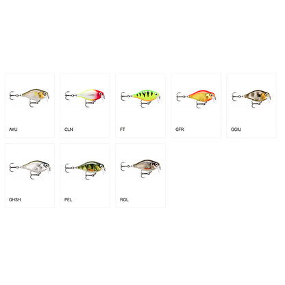 ラパラ(Rapala) エックスライト クランク シャローランナー 3.5cm 4g CLN クラウン FNCS3-CLN