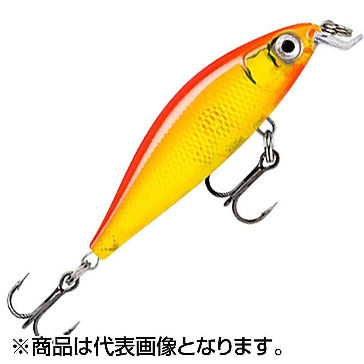 ラパラ(Rapala) エックスライト ミノー 5cm 4g GFR ゴールドフローレセントレッド FNM5-GFR