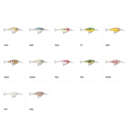 ラパラ(Rapala) エックスライトシャッド 4cm 4g CLN クラウン FNS4