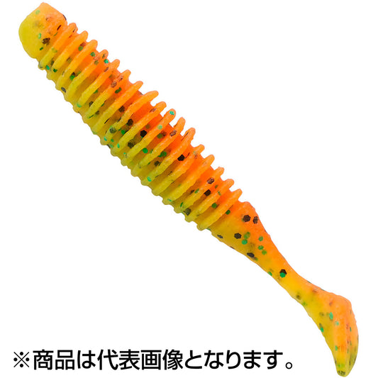 バークレイ(Berkley) パルステール 3インチ チャートリュースグリーンブラックフロセントオレンジ PBMSPT3-CGBFO