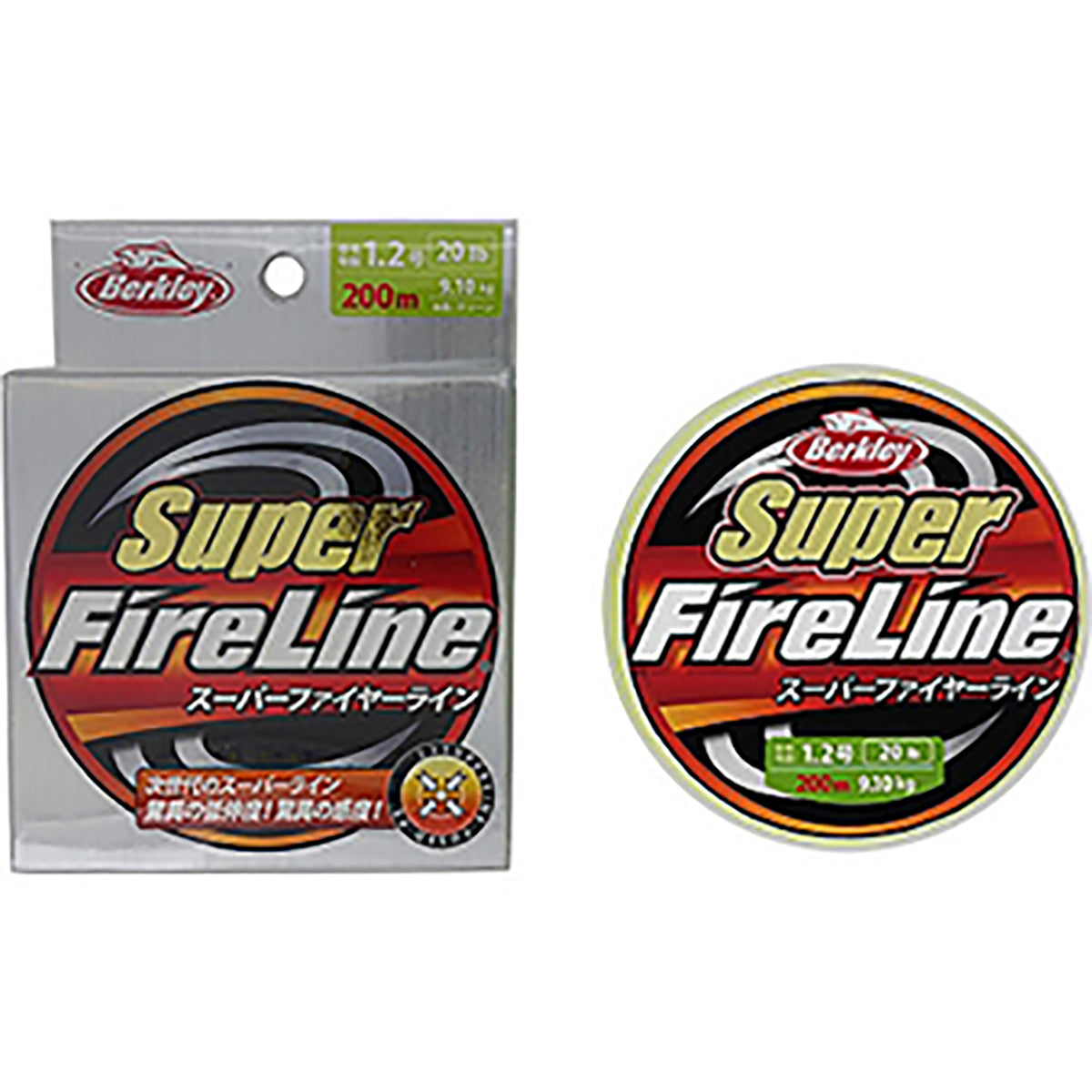 バークレイ(Berkley) スーパーファイヤーライン 200m 1.2号 20lb グリーン 1389880 [PEライン]