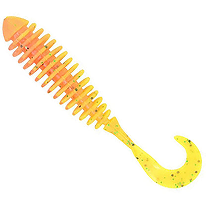 バークレイ(Berkley) ソルトウォーターパルスワーム 3.8inch チャートリユースグリーンブラックフロセントオレンジ