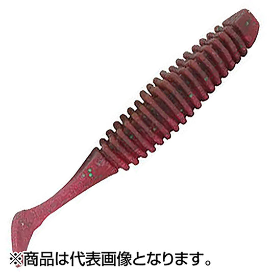 バークレイ(Berkley) パルステール 4.2インチ レッドシャッドグリーングリッター PBMSPT4.2-RSG