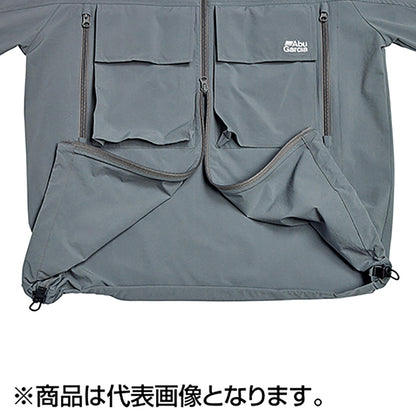 アブガルシア(AbuGarcia) ウォーターレジスタントフィッシングパーカー M グレー