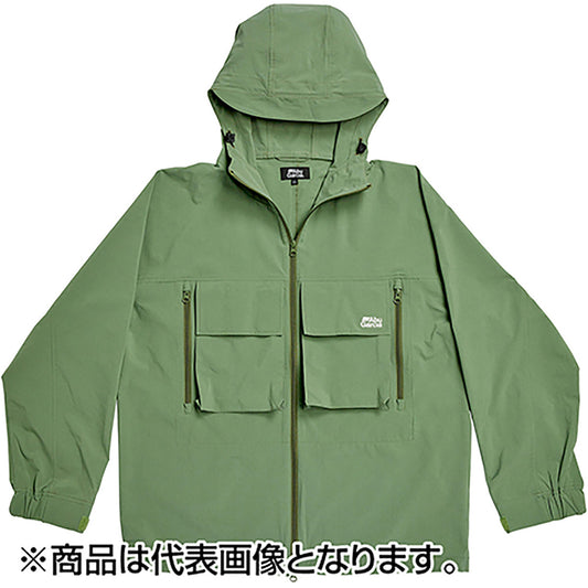 アブガルシア(AbuGarcia) ウォーターレジスタントフィッシングパーカー M オリーブ