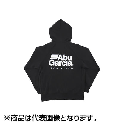 アブガルシア(AbuGarcia) シャドウロゴ スウェットフーディー L ブラック