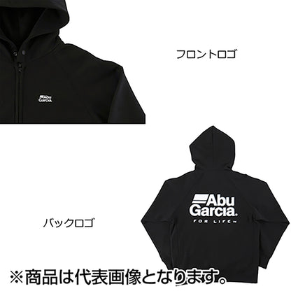 アブガルシア(AbuGarcia) シャドウロゴ スウェットフーディー L ブラック