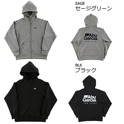 アブガルシア(AbuGarcia) シャドウロゴ スウェットフーディー L ブラック