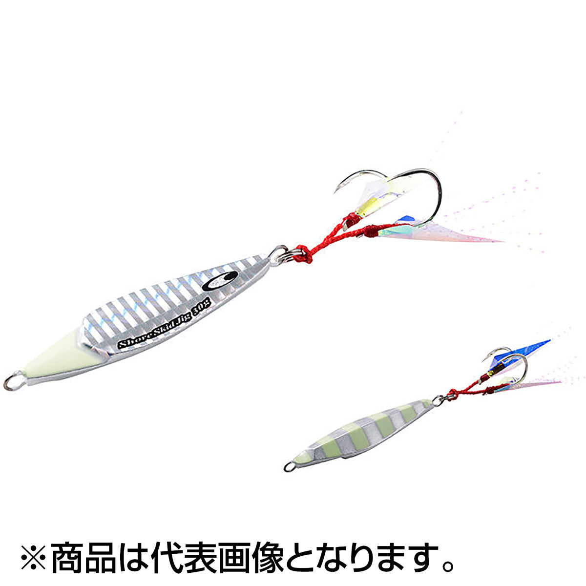 アブガルシア(AbuGarcia) ショアスキッドジグ 40g ゼブラ SSSHRSJ40-ZEB