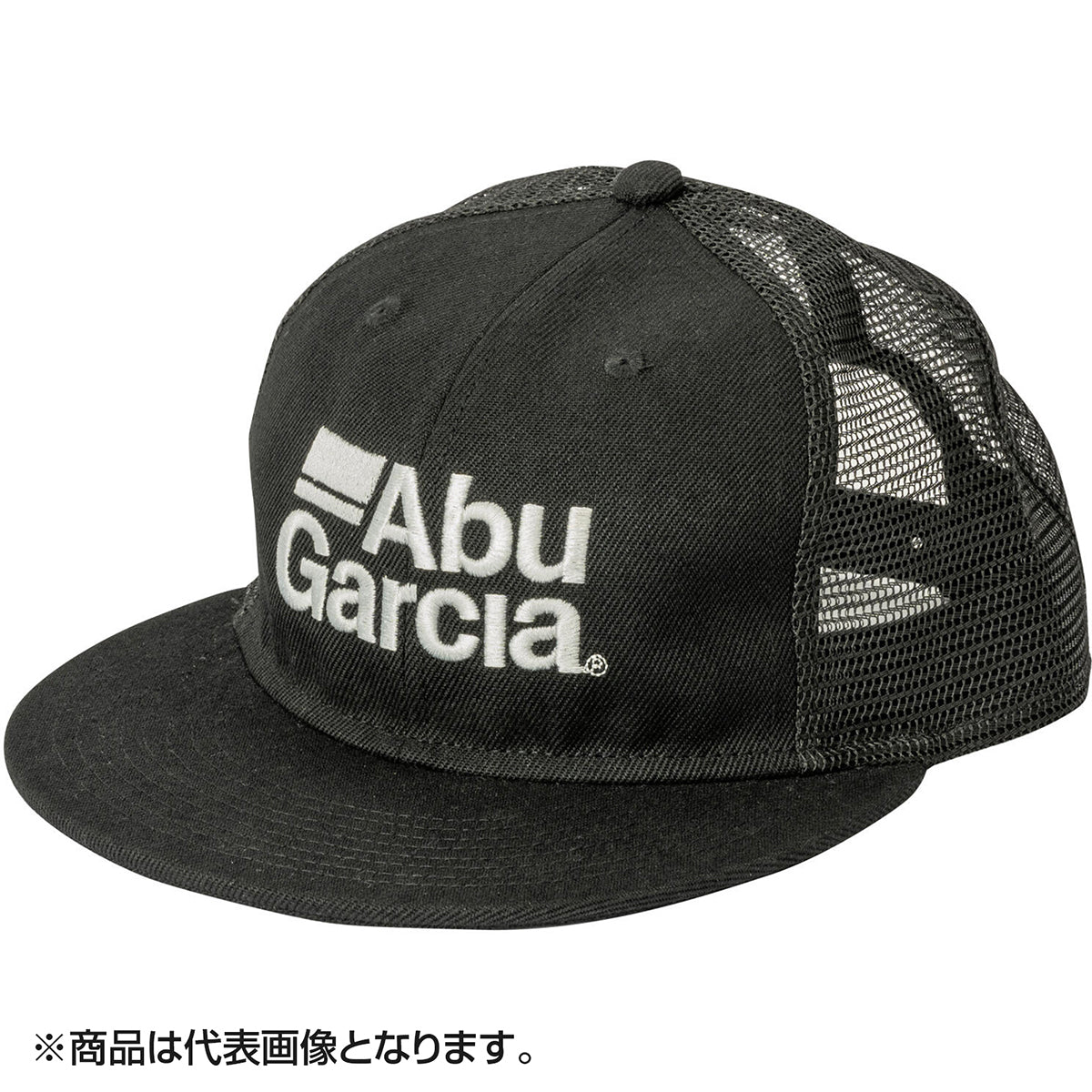 アブガルシア(Abu Garcia) フラットビルメッシュキャップ BLK Flat Bill Mesh Cap