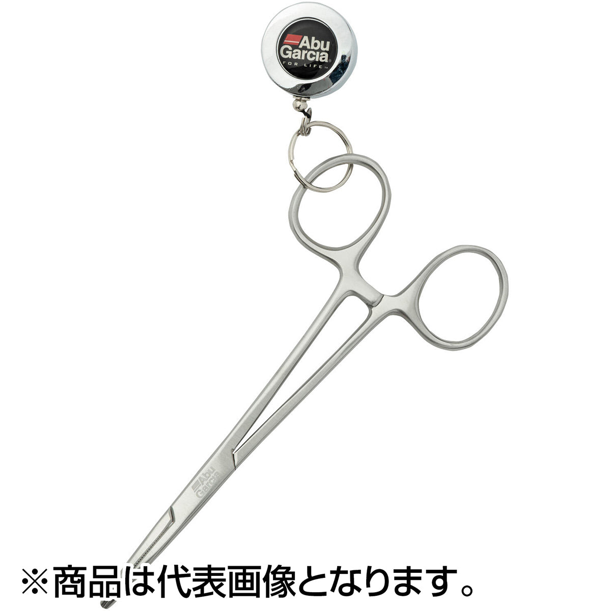AbuGarcia (アブガルシア) フォーセップ with ピンオンリール シルバー
