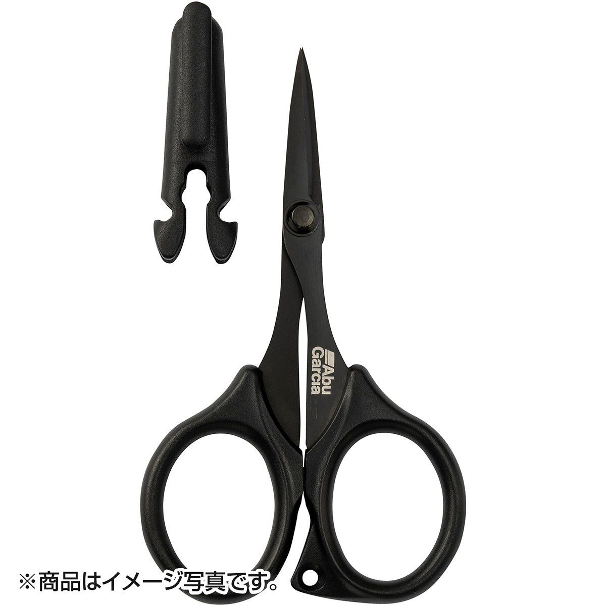ピュア・フィッシング・ジャパン AbuGarcia Curved Blades PE Scissors 105 アブガルシア カーブブレードPEシザーズ105 ブラック