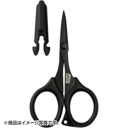 ピュア・フィッシング・ジャパン AbuGarcia Curved Blades PE Scissors 105 アブガルシア カーブブレードPEシザーズ105 ブラック