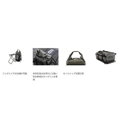 ピュア・フィッシング・ジャパン AbuGarcia BASE DUFFLE BAG アブガルシア ベースダッフルバッグ BLACK