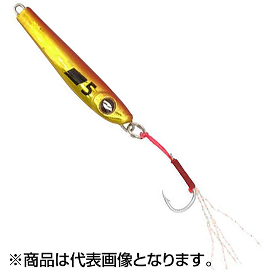 アブガルシア(AbuGarcia) ソルティーステージ マイクロジグスリム 32.3mm 3g アカキン SSMJSL3-AKA