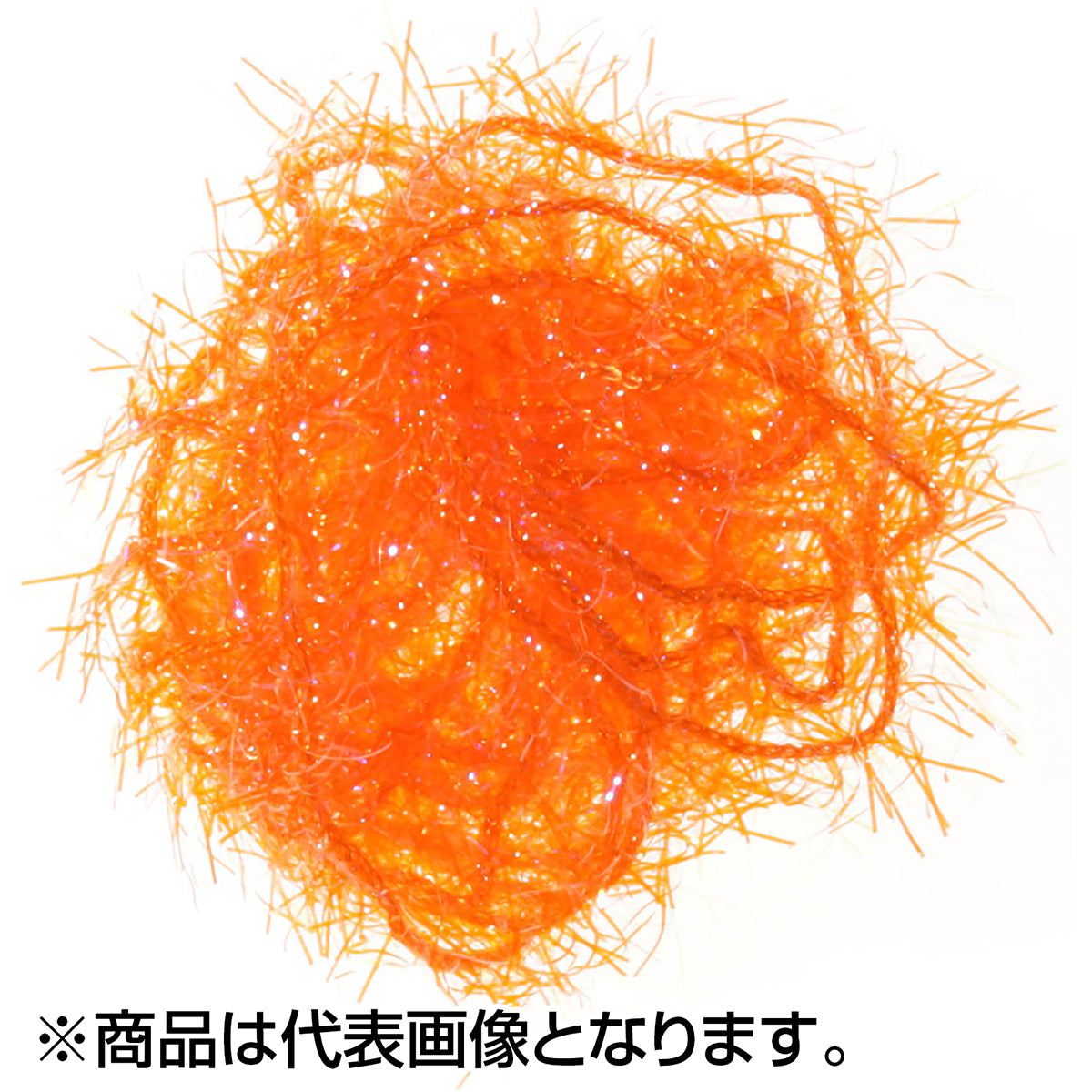 ティムコ(TIEMCO) ヘアライン UVポーラーシェニール ミディアム ＃187 ホットオレンジ