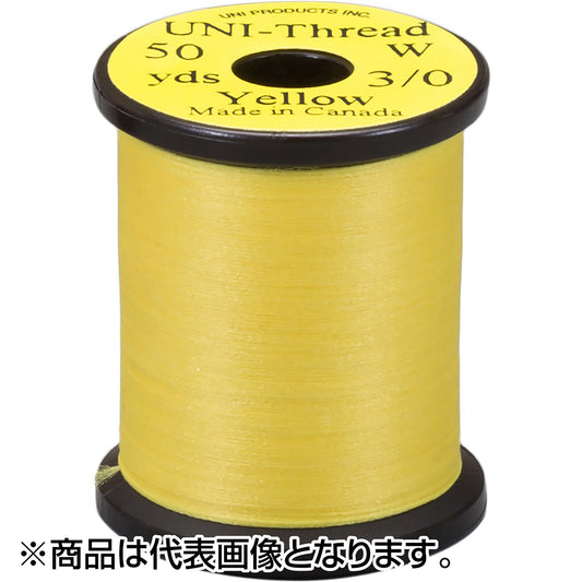 ティムコ(TIEMCO) UNI 3/0 ユニスレッド 50ヤード イエロー