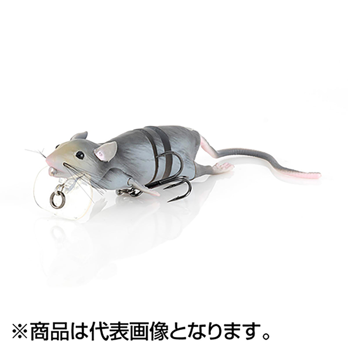 アブガルシア(AbuGarcia) 3DラッドラットF 6.5インチ #18 グレー