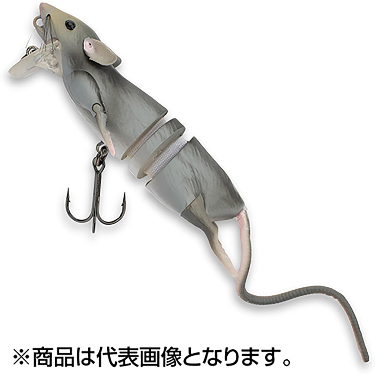 アブガルシア(AbuGarcia) 3DラッドラットF 6.5インチ #18 グレー