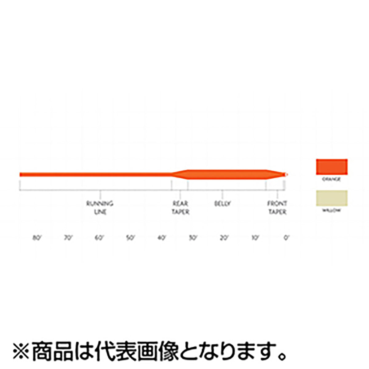 ティムコ(TIEMCO) SAフリークエンシィ ブースト WF7F ウィロー [フローティング] SA FREQUENCY BOOST