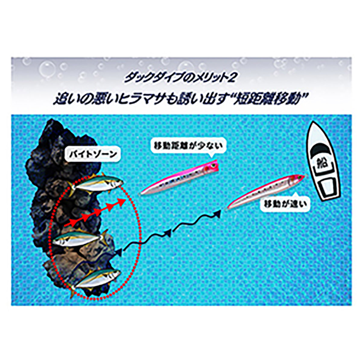 マリア(MARIA) ダックダイブF190 B13H ブルピンイワシ