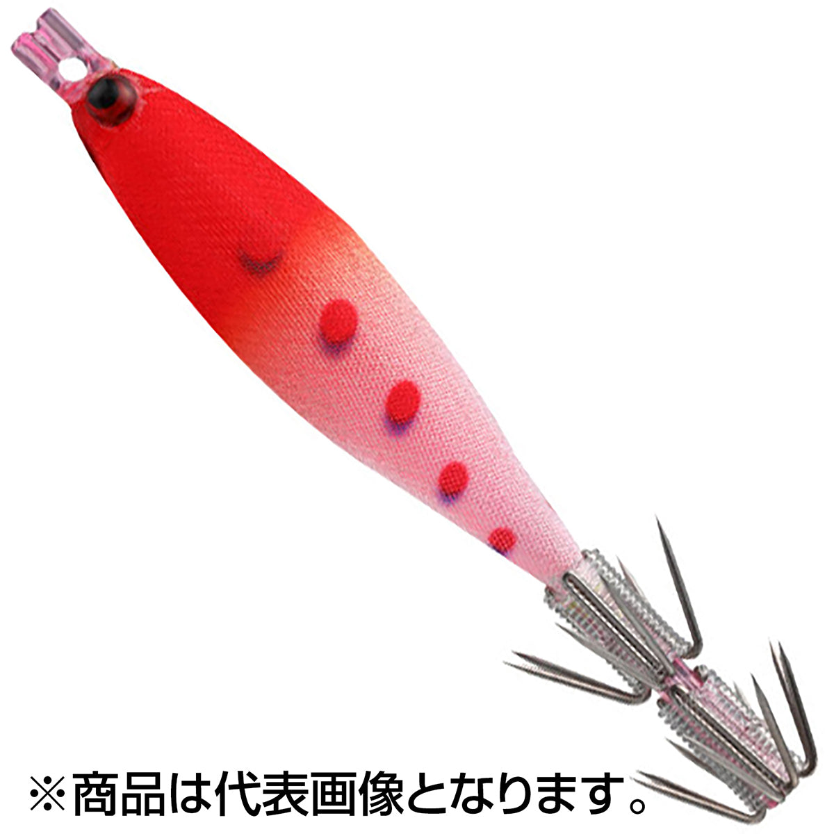 ヤマシタ(YAMASHITA) スクイッシュ 70mm 4本-2段針 #007 スケルトンブラッド 641-547
