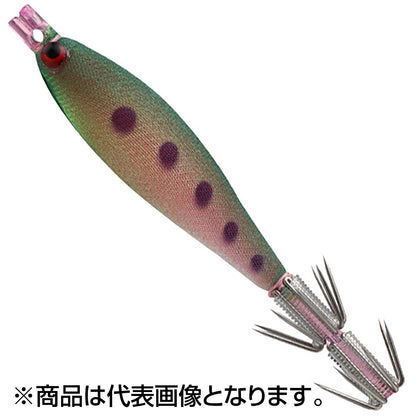 ヤマシタ(YAMASHITA) スクイッシュ 70mm 4本-2段針 #020 グリーンイワシ 641-585