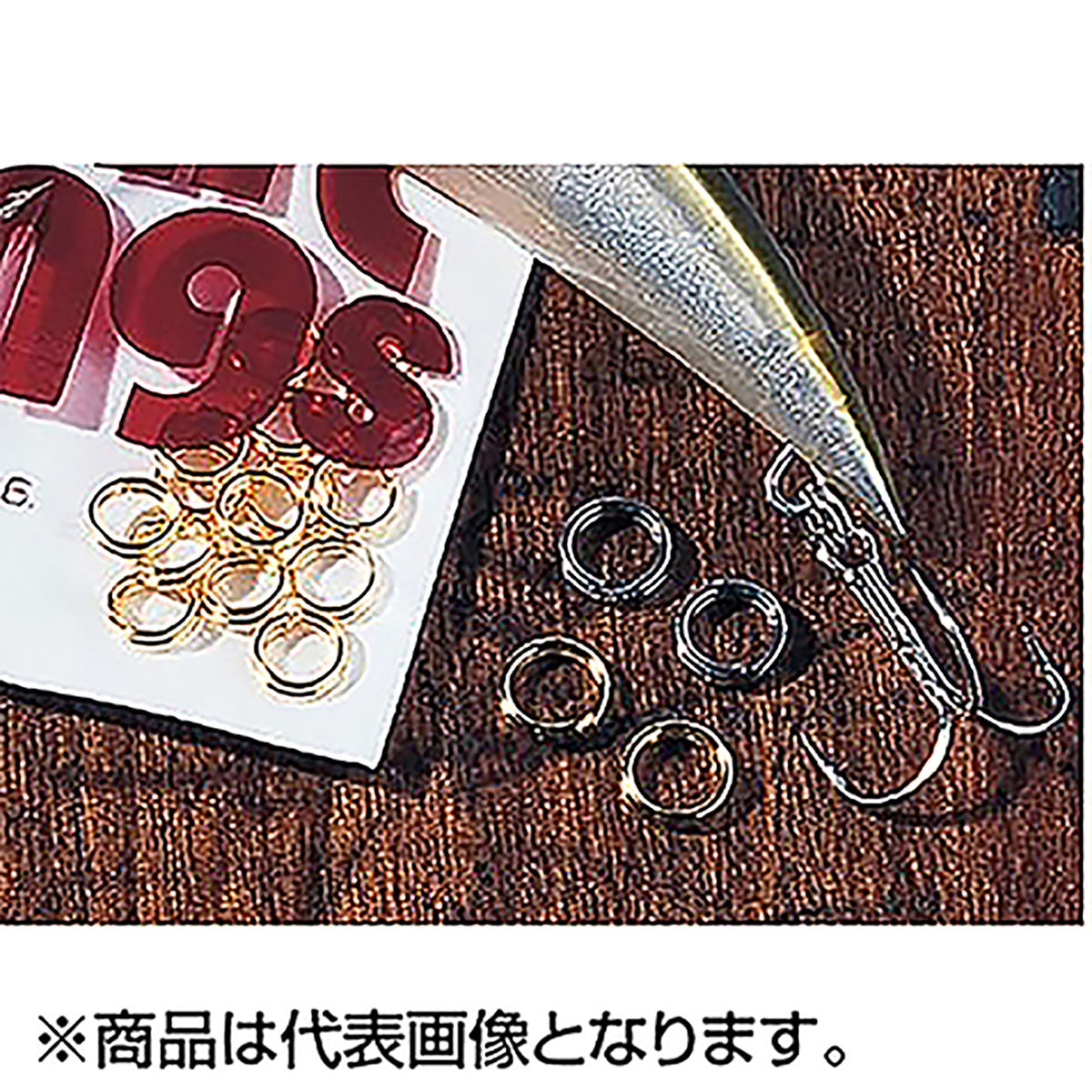 スミス(SMITH) スプリットリング ステンレス 平打仕様 #0