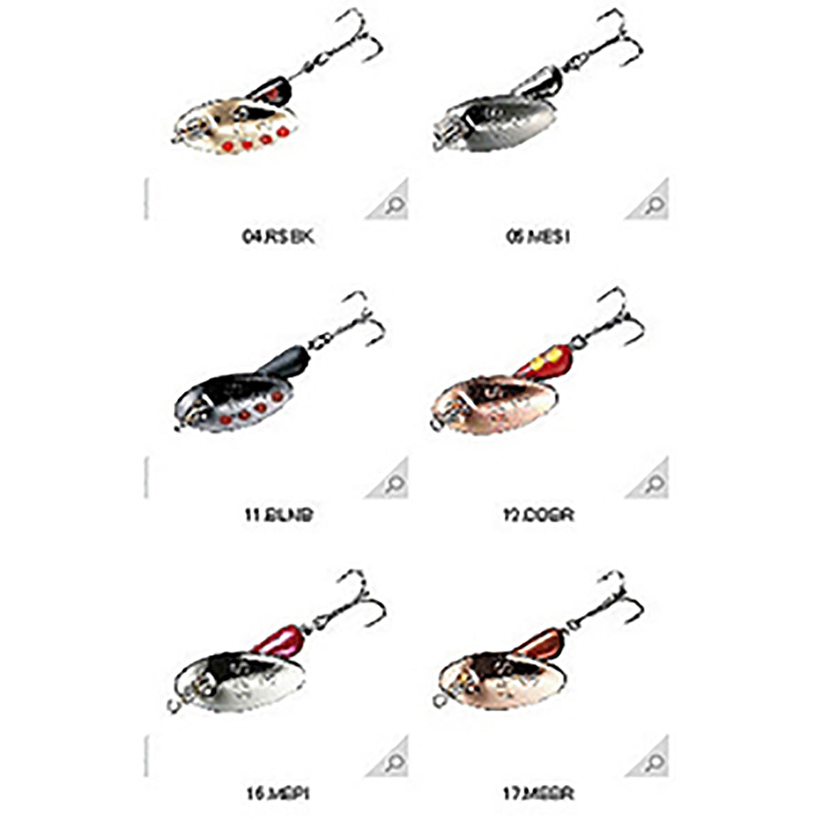 スミス(SMITH) ARスピナー トラウトモデル 3.5g #17 MEBR