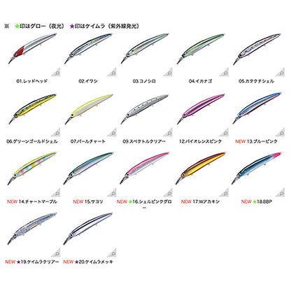 スミス(SMITH) サラナMD 110S 110mm 16.5g #02 イワシ