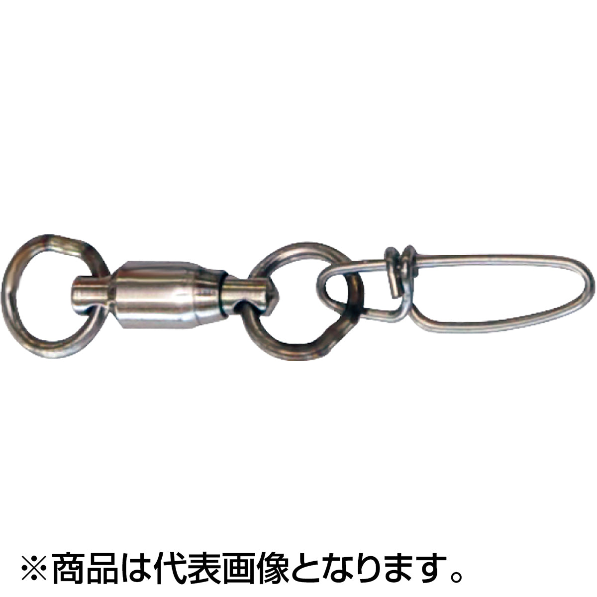 ジャクソン(Jackson) ボールベアリング クロスロックスイベル #0 シルバー