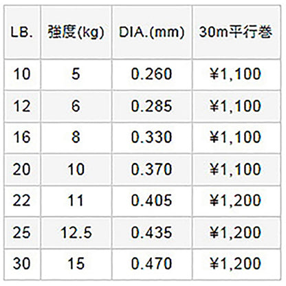 バリバス(VARIVAS) シーバス ショックリーダー  30m [ナイロン] 16LB ナチュラル