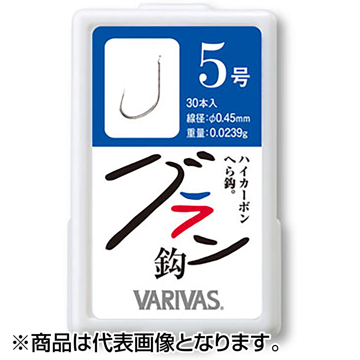 バリバス(VARIVAS) グラン鈎 30本 5号 シルバー