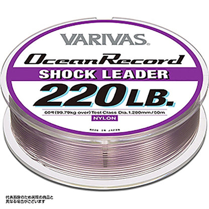 バリバス(VARIVAS) オーシャンレコードショックリーダー 50m 90LB 22号 [ナイロンライン]