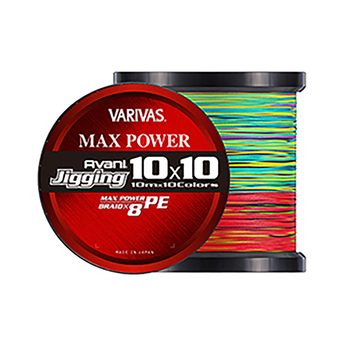VARIVAS(バリバス) アバニ ジギング10×10マックスパワーPE X8 300m 6号 10m×10色のマーキングライン[PEライン]